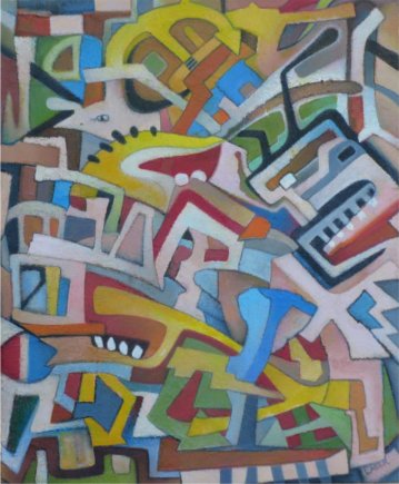 glommo oil on paper